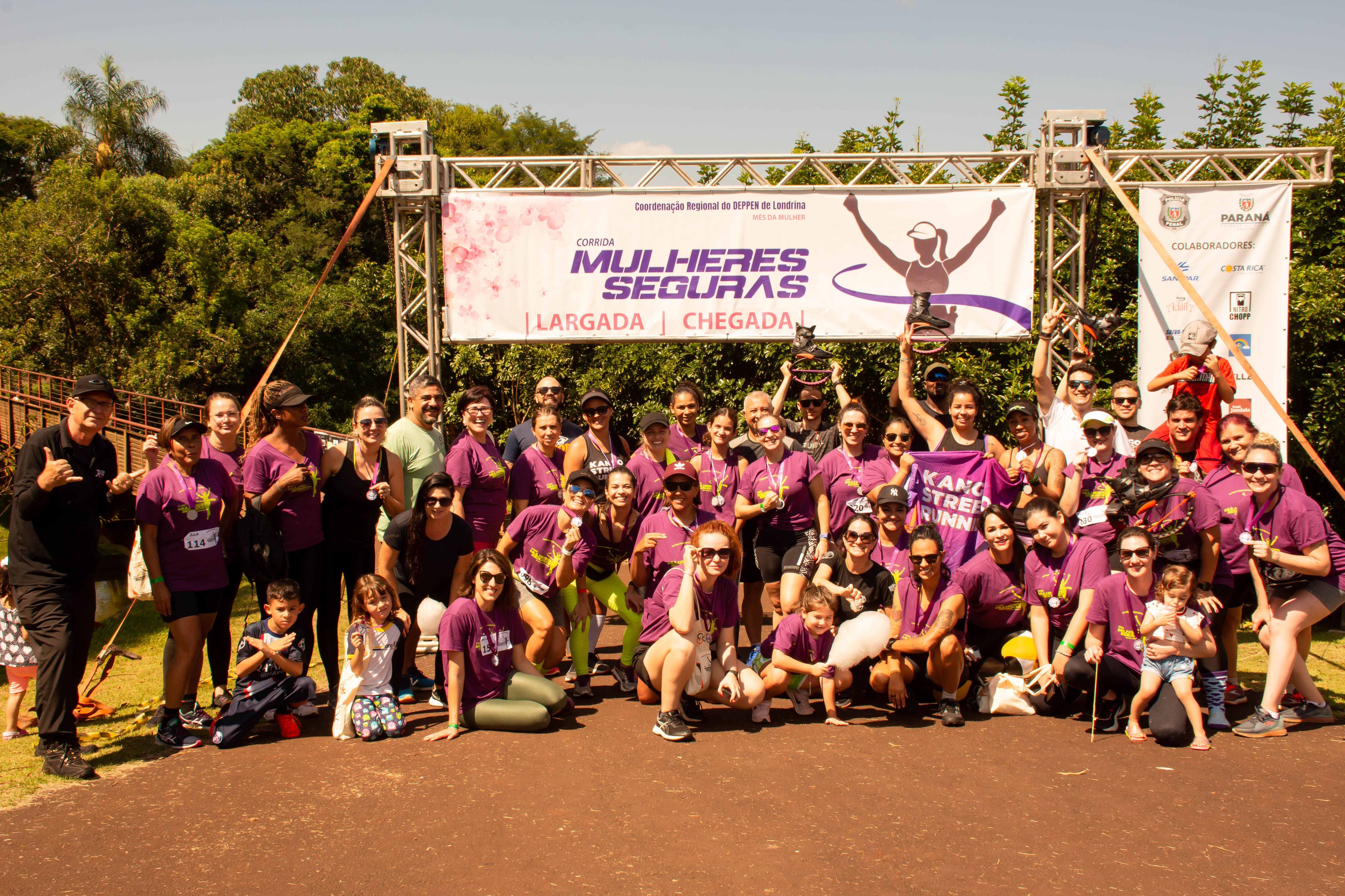 2 ª edição da Corrida Mulheres Seguras reuniu mais de 300 participantes em Londrina