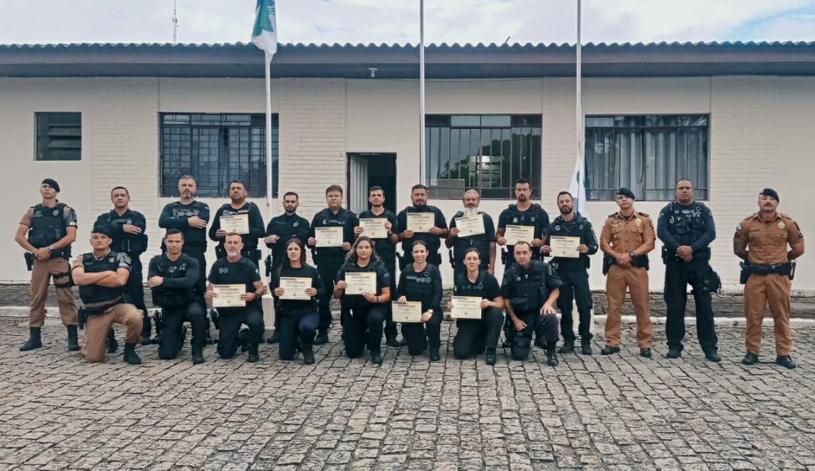 Polícia Penal do Paraná certifica 12 policiais penais em Escolta Prisional