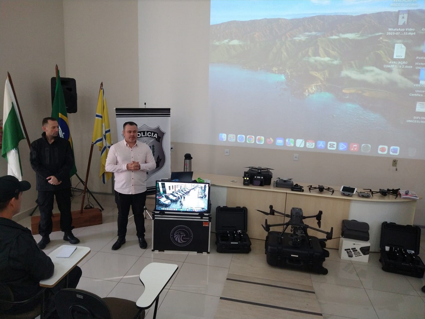 Polícia Penal do Paraná capacita 12 policiais a operar drones em Francisco Beltrão