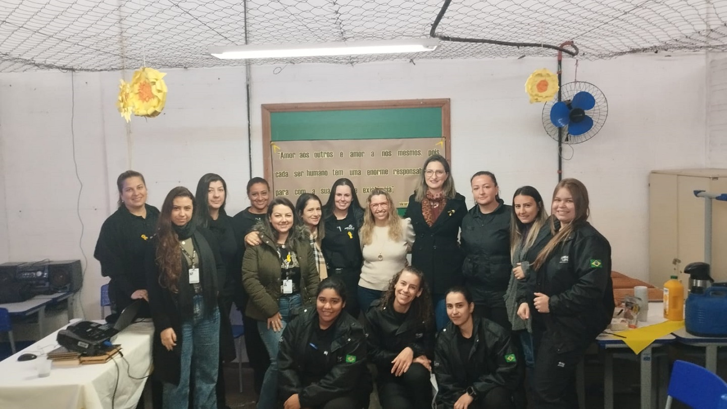 Penitenciária feminina de Foz realiza encontros para tratar da saúde mental das servidoras