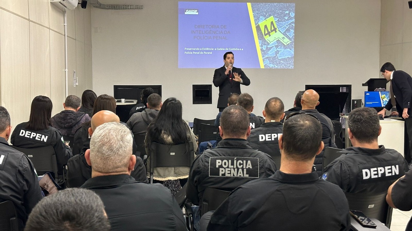 PPPR promove palestra sobre preservação de provas em locais de crime em parceria com Ministério Público