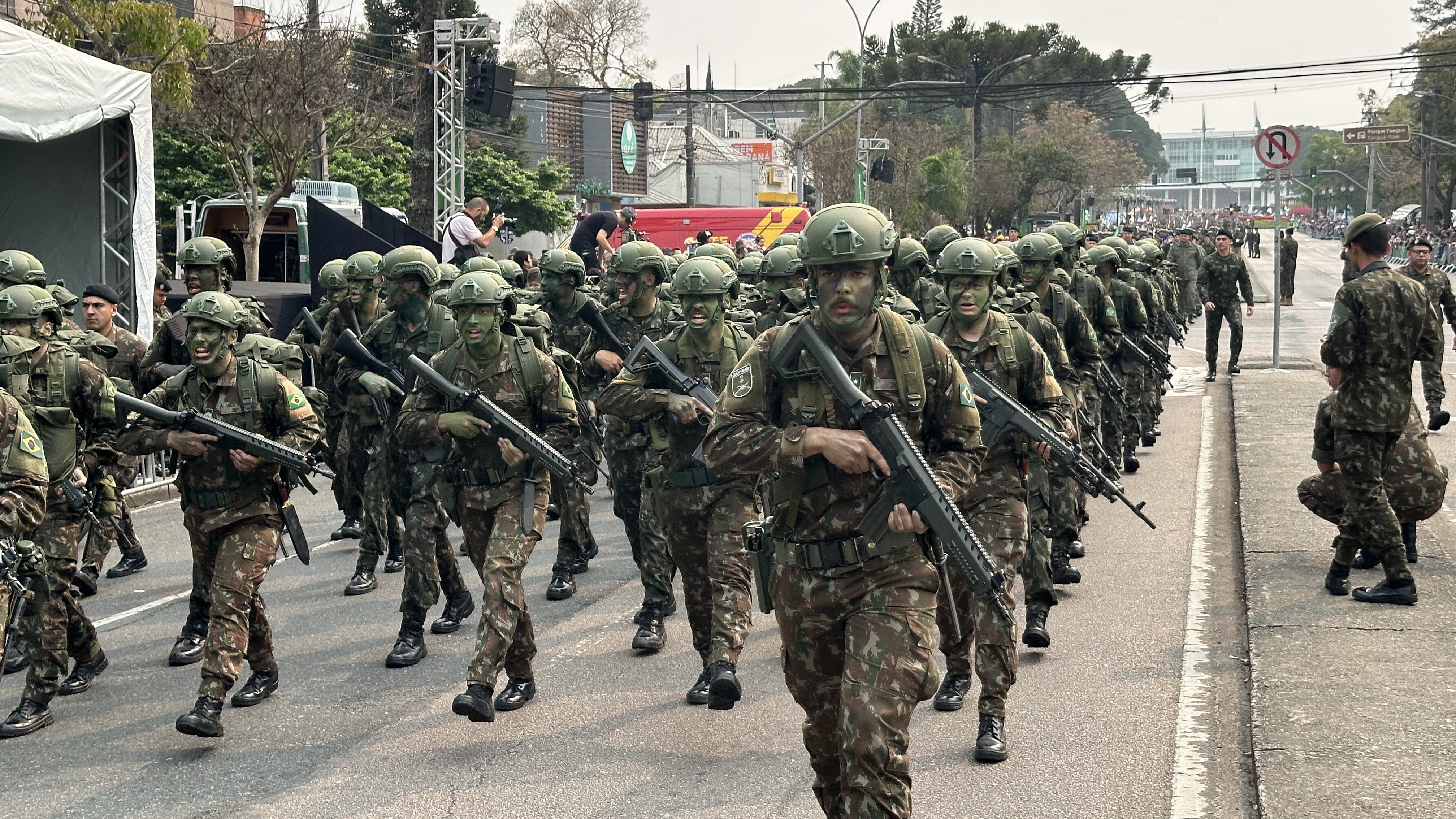 Polícia Penal do Paraná marcou presença no desfile da Independência