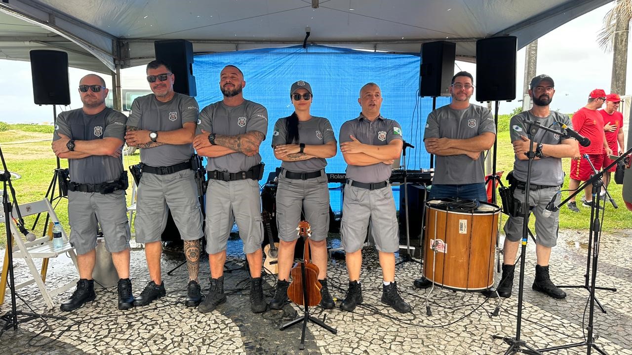 Polícia Penal do Paraná encerra exposições no Verão Maior Paraná com lançamento de banda