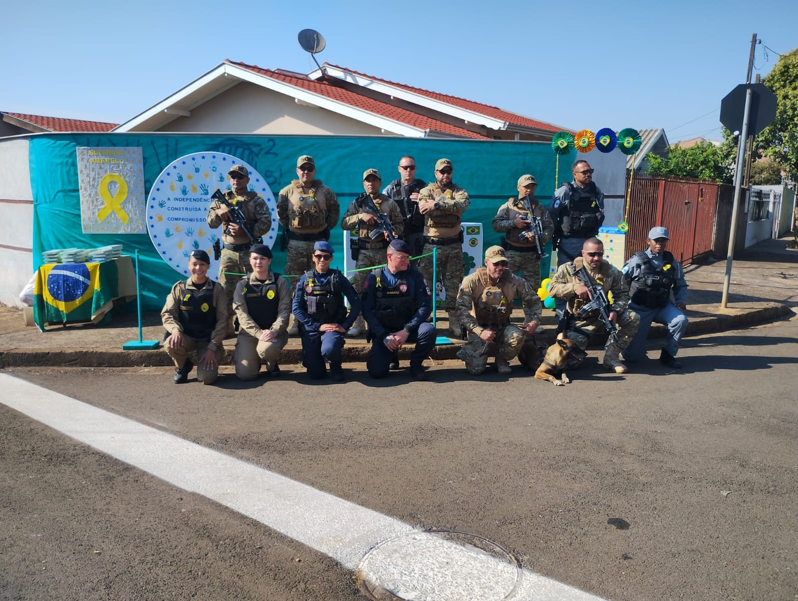 Polícia Penal participa de comemoração da Independência do Brasil em Centro de Educação Infantil