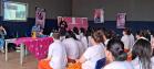 Mulheres privadas de liberdade participam de palestra em alusão ao Agosto Lilás, em Foz do Iguaçu