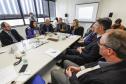 Reunião foi realizada na Secretaria da Administração e da Previdência