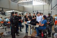 Gestores da polícia penal do Paraná realizam visita técnica no sistema prisional cearense