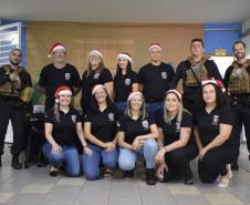 Polícia Penal do Paraná promove ações sociais de natal à comunidade