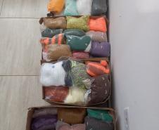 PPPR doa 590 peças de inverno a crianças de instituições sociais de Pitanga, Santa Maria do Oeste e Mato Rico