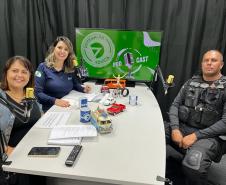 Polícia Penal compartilha rotinas de escolta no trânsito em podcast do Detran Paraná