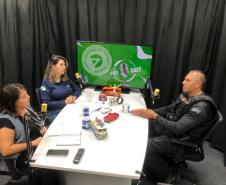 Polícia Penal compartilha rotinas de escolta no trânsito em podcast do Detran Paraná
