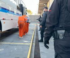 Nova penitenciária de Piraquara recebe 188 detentos da Cadeia Pública