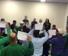 22 homens privados de liberdade formam-se em Curso de Assistente Administrativo em Francisco Beltrão