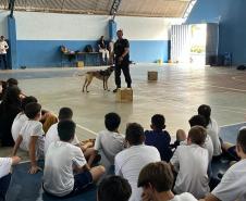 Polícia Penal promove palestras sobre valorização da vida em colégios estaduais de Laranjeiras do Sul 