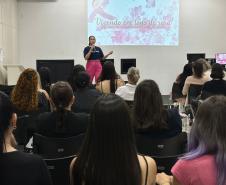 Outubro Rosa reúne diretora-geral e servidoras da sede da PPPR para palestras 