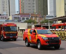 Diretora-geral da Polícia Penal é homenageada em solenidade de 112 anos do Corpo de Bombeiros Militar do Paraná