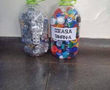 PPPR recolhe tampinhas de plástico em unidades penais em prol de ação social, em Londrina 