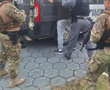 Polícia Penal do Paraná atua em operação com custódia e escolta de pessoas presas por mandado judicial