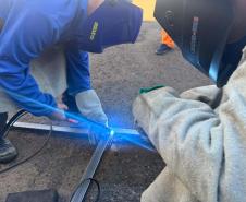 Curso de solda capacita para o mercado pessoas privadas de liberdade em Cascavel