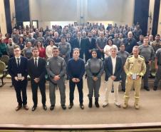 Sistema Penitenciário do Paraná celebra 117 anos com solenidade marcada por homenagens, palestras e reconhecimento institucional