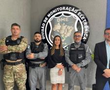 Extensão do Posto Avançado de Monitoração Eletrônica é inaugurada no Complexo Penitenciário de Piraquara