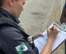 Polícia Penal reforça monitoração eletrônica e ações preventivas da Lei Maria da Penha no Verão Maior Paraná