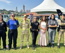 Forças de segurança realizam conscientização do combate à violência contra a mulher