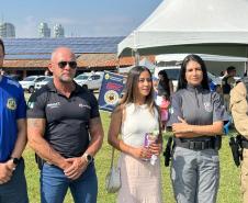 Forças de segurança realizam conscientização do combate à violência contra a mulher