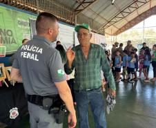 PPPR leva ações de reintegração social e aproximação com a comunidade durante o Paraná em Ação, em Cascavel
