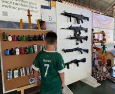 PPPR leva ações de reintegração social e aproximação com a comunidade durante o Paraná em Ação, em Cascavel