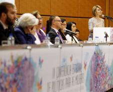 Abertura da IV Conferência Estadual de Políticas para as Mulheres do Paraná,no Centro de Convenções do Shopping Estação.Fotos:Rogério Machado / SEDS