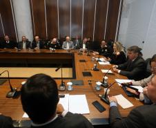 Governadora Cida Borghetti coordena a 4º Reunião de Integração das Forças de Segurança.Curitiba, 22/05/2018.Foto: Orlando kissner/ANPr