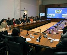 Governadora Cida Borghetti coordena a 4º Reunião de Integração das Forças de Segurança.Curitiba, 22/05/2018.Foto: Orlando kissner/ANPr