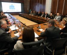 Governadora Cida Borghetti coordena a 4º Reunião de Integração das Forças de Segurança.Curitiba, 22/05/2018.Foto: Orlando kissner/ANPr