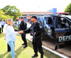 Governadora Cida Borghetti visita as obras  da PEP II e de ampliação da Penitenciária  Estadual de Piraquara.   _  Curitiba, 22/12/2018  -  Foto: Orlando Kissner/ANPr