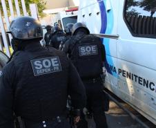 Governo transfere presos da Cadeia Pública de Rio Branco do Sul -  Rio Branco do Sul, 01/04/2019  -  Foto: Divulgação PCPR