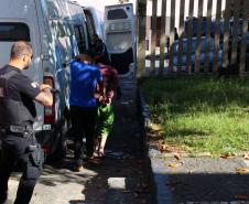 Governo transfere presos da Cadeia Pública de Rio Branco do Sul -  Rio Branco do Sul, 01/04/2019  -  Foto: Divulgação PCPR