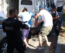 Governo transfere presos da Cadeia Pública de Rio Branco do Sul -  Rio Branco do Sul, 01/04/2019  -  Foto: Divulgação PCPR