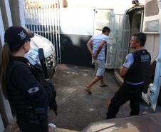 Governo transfere presos da Cadeia Pública de Rio Branco do Sul -  Rio Branco do Sul, 01/04/2019  -  Foto: Divulgação PCPR