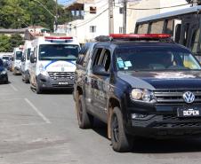 Governo transfere presos da Cadeia Pública de Rio Branco do Sul -  Rio Branco do Sul, 01/04/2019  -  Foto: Divulgação PCPR