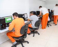Alfabetização na Penitenciaria Central do Estado. Escola Penitenciária na unidade de progressão.   Curitiba, 28/03/2019 -  Foto: Geraldo Bubniak/ANPr