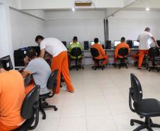 Alfabetização na Penitenciaria Central do Estado. Escola Penitenciária na unidade de progressão.   Curitiba, 28/03/2019 -  Foto: Geraldo Bubniak/ANPr