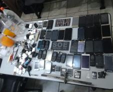 Depen apreende mais de 50 celulares e drogas em unidades prisionais