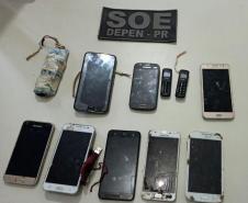 Depen apreende mais de 200 celulares e 2,6 quilos de maconha em 18 dias