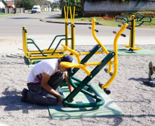 Presos do regime semiaberto em Piraquara trabalham para melhorar a cidade
