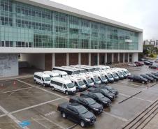 O Governador Carlos Massa Ratinho Junior entrega nesta quarta-feira (29/07), viaturas para o Departamento Penitenciário do Paraná (Depen) no Palácio Iguaçu.  Curitiba, 29/07/2020 - Foto: Geraldo Bubniak/AEN