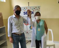 Sistema prisional imuniza servidores da linha de frente contra a Covid-19
