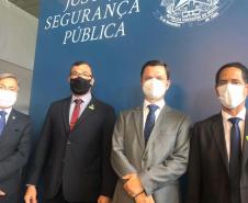 Reforço de parcerias e movimentação de projetos marcam passagem do secretário da Segurança Pública em Brasília