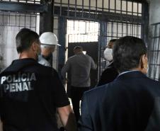 Obra de ampliação da Cadeia Pública de Curitiba está 60% concluída