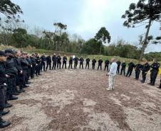 Ao todo, 32 profissionais tiveram aulas teóricas e práticas que aconteceram no Complexo Penitenciário de Piraquara, na Região Metropolitana de Curitiba.